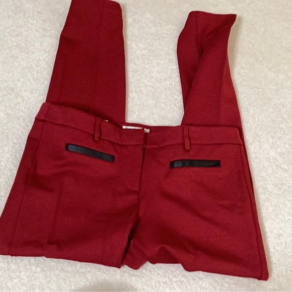 NWT, red knit leggings - Picture 5 of 8